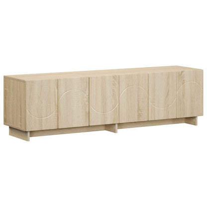 TV Stand 140 x 34.5 x 40 cm Sonoma Oak Engineered Wood