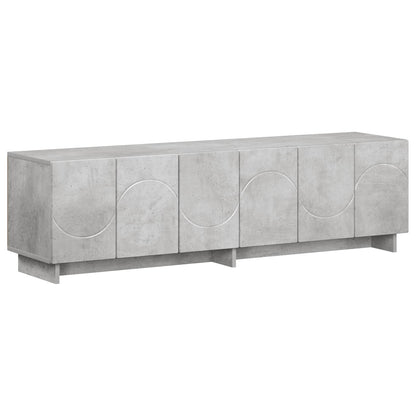 TV Stand 140 x 34.5 x 40 cm Concrete Grey Engineered Wood