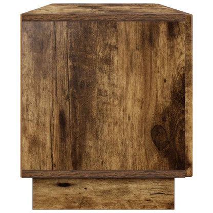 TV Stand 140 x 34.5 x 40 cm Smoked Oak Engineered Wood