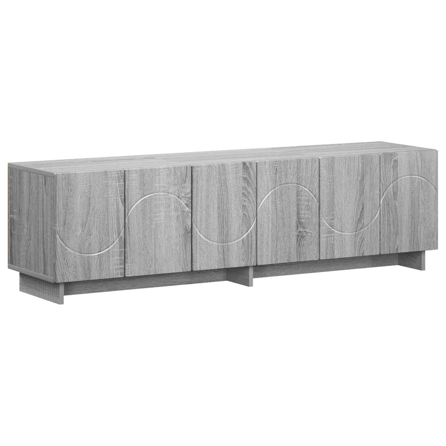 TV Stand 140 x 34.5 x 40 cm Grey Sonoma Engineered Wood