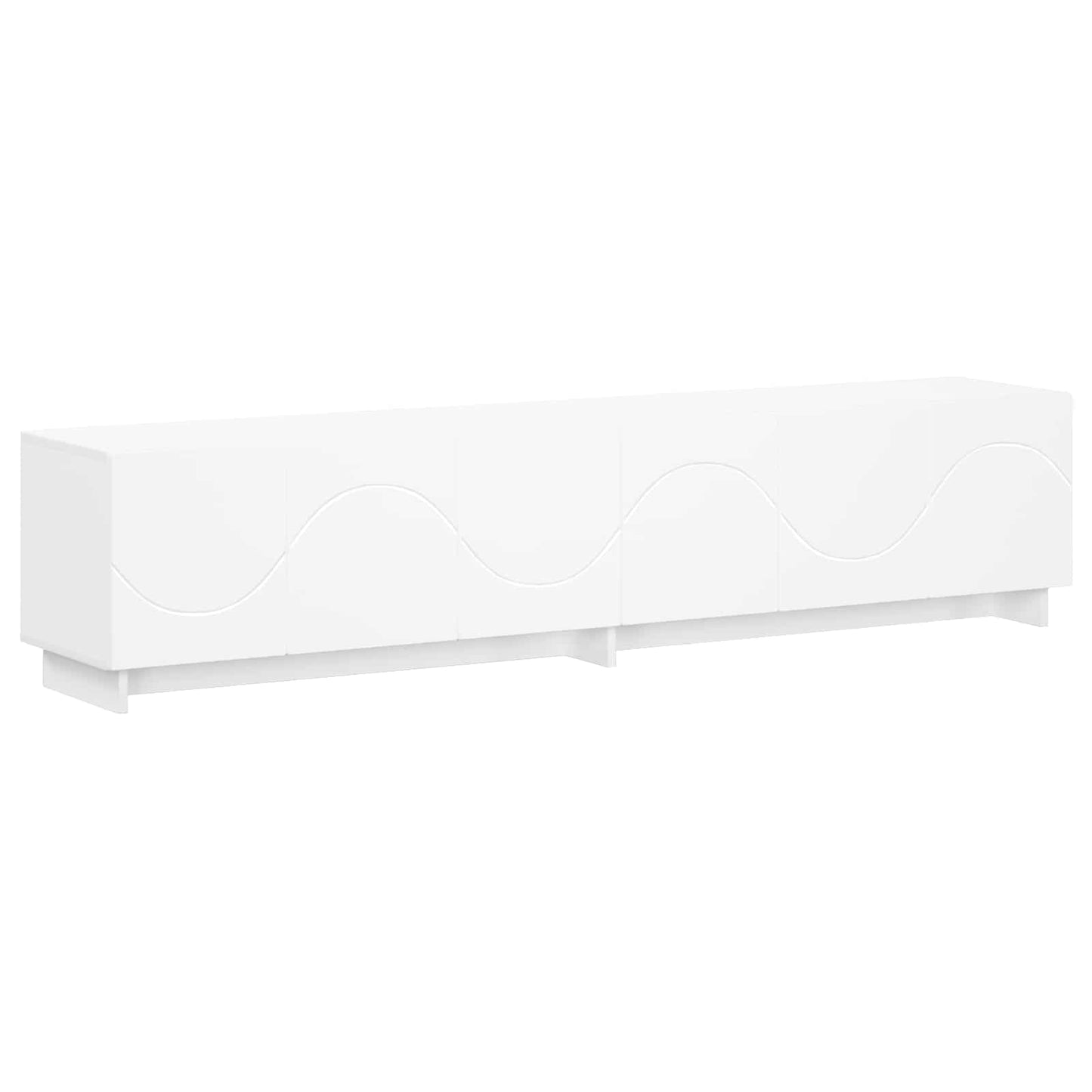 TV Stand 180 x 34.5 x 40 cm White Engineered Wood