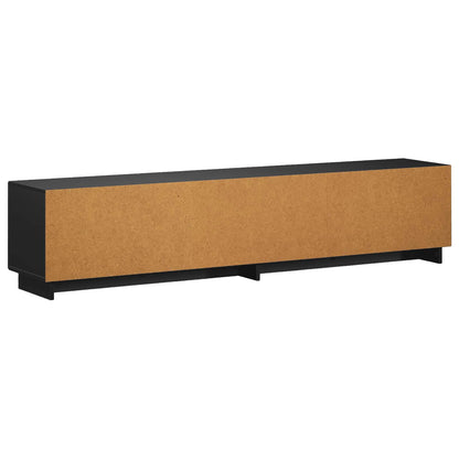 TV Stand 180 x 34.5 x 40 cm Black Engineered Wood