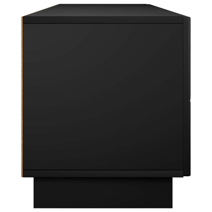 TV Stand 180 x 34.5 x 40 cm Black Engineered Wood