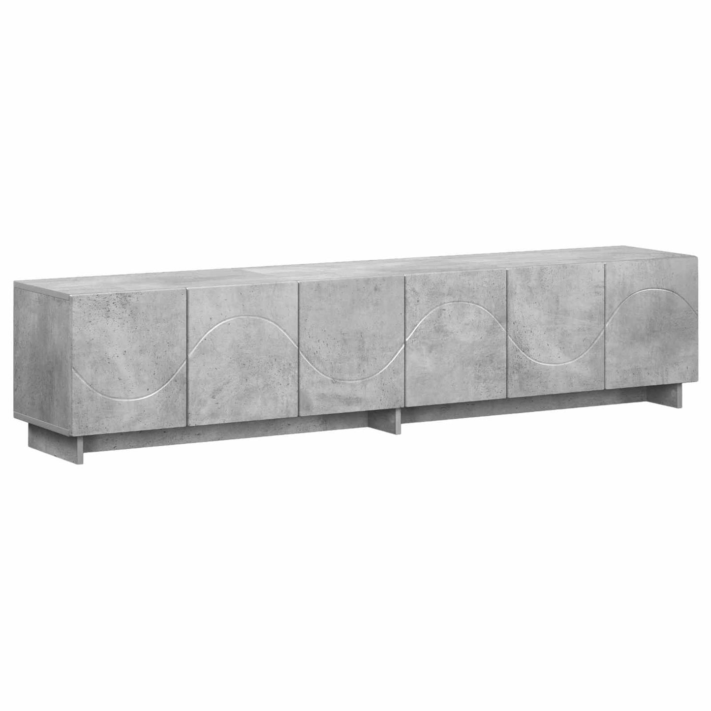TV Stand 180 x 34.5 x 40 cm Concrete Grey Engineered Wood