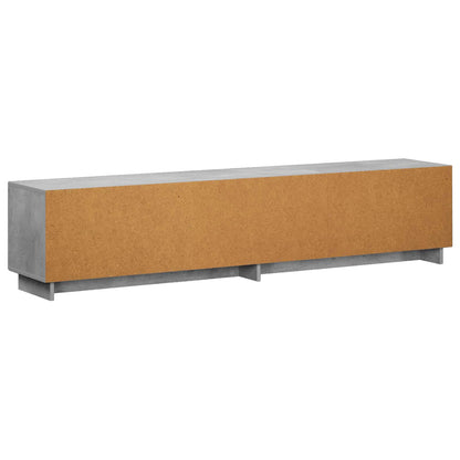 TV Stand 180 x 34.5 x 40 cm Concrete Grey Engineered Wood