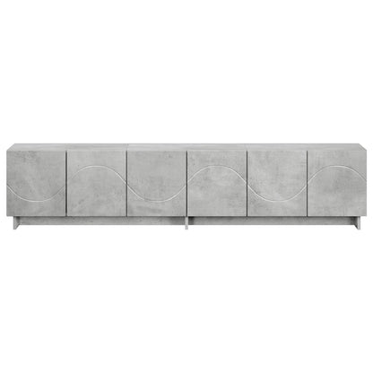 TV Stand 180 x 34.5 x 40 cm Concrete Grey Engineered Wood