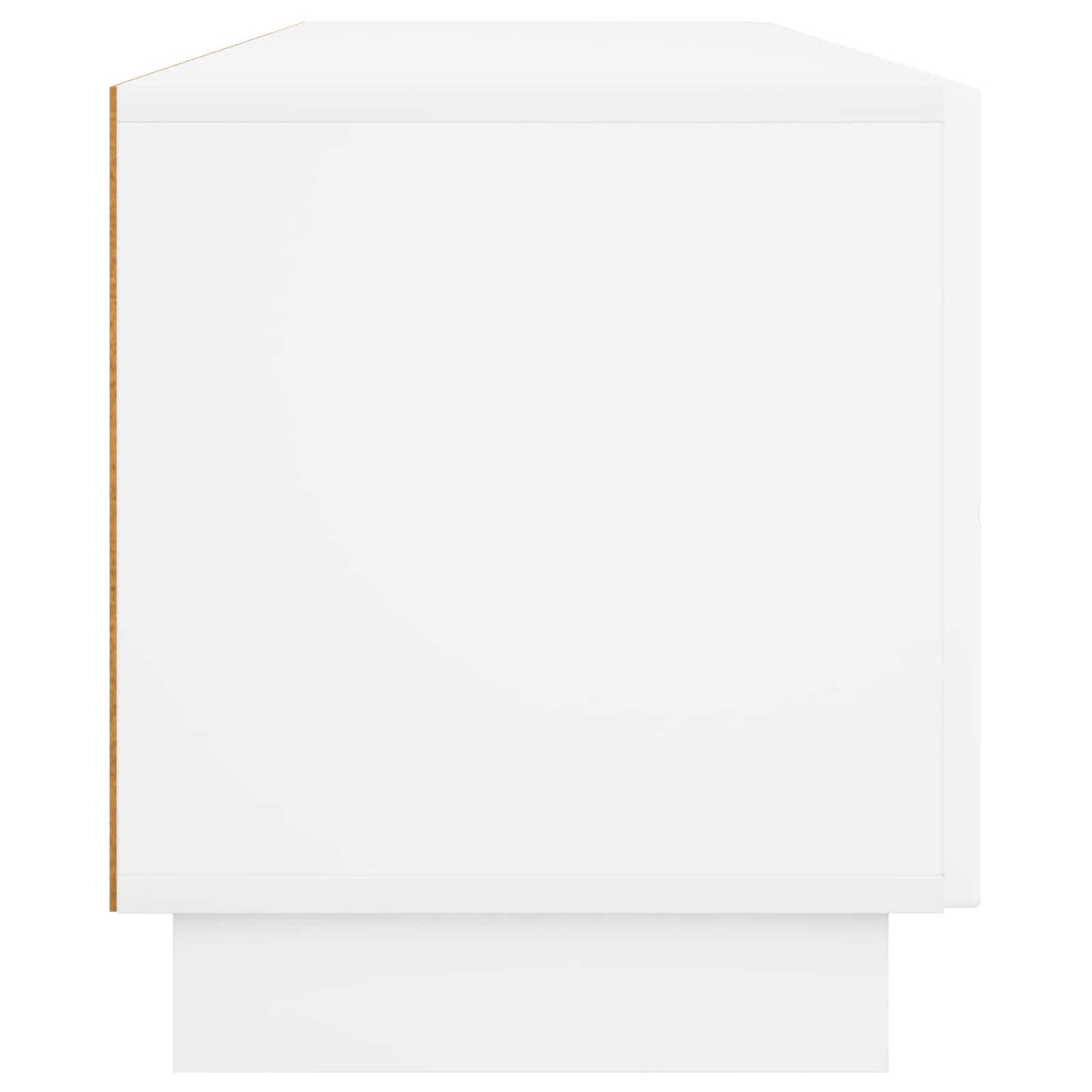 TV Stand 180 x 34.5 x 40 cm High Gloss White Engineered Wood