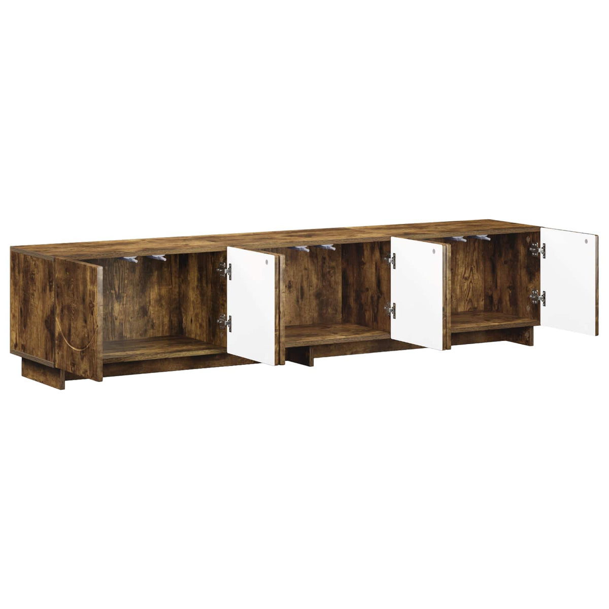 TV Stand 180 x 34.5 x 40 cm Smoked Oak Engineered Wood
