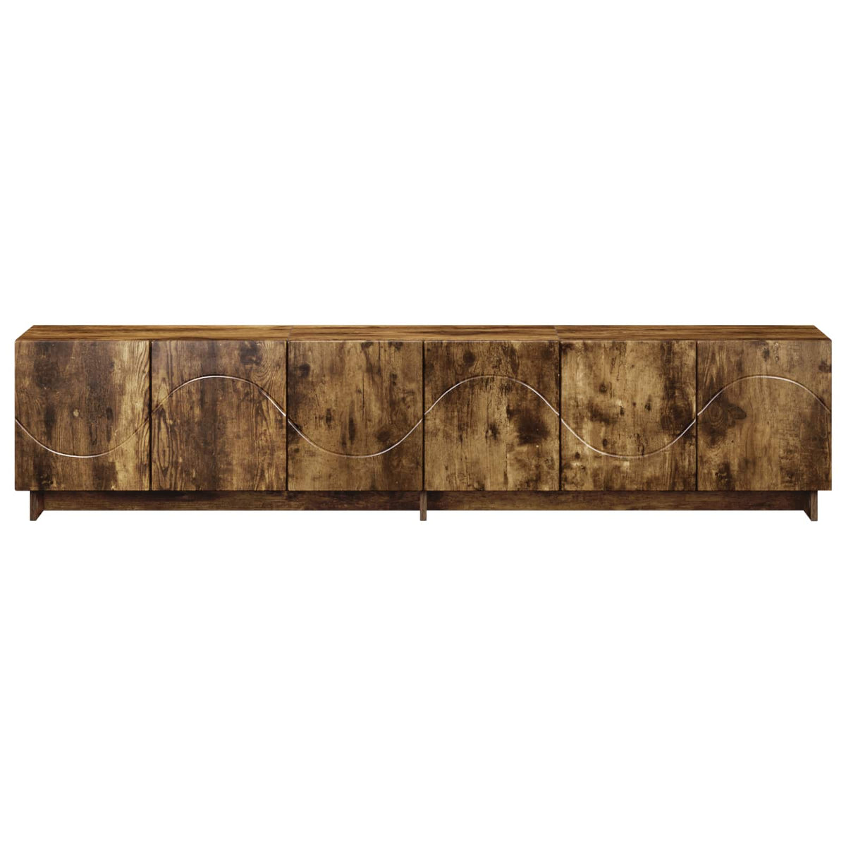 TV Stand 180 x 34.5 x 40 cm Smoked Oak Engineered Wood