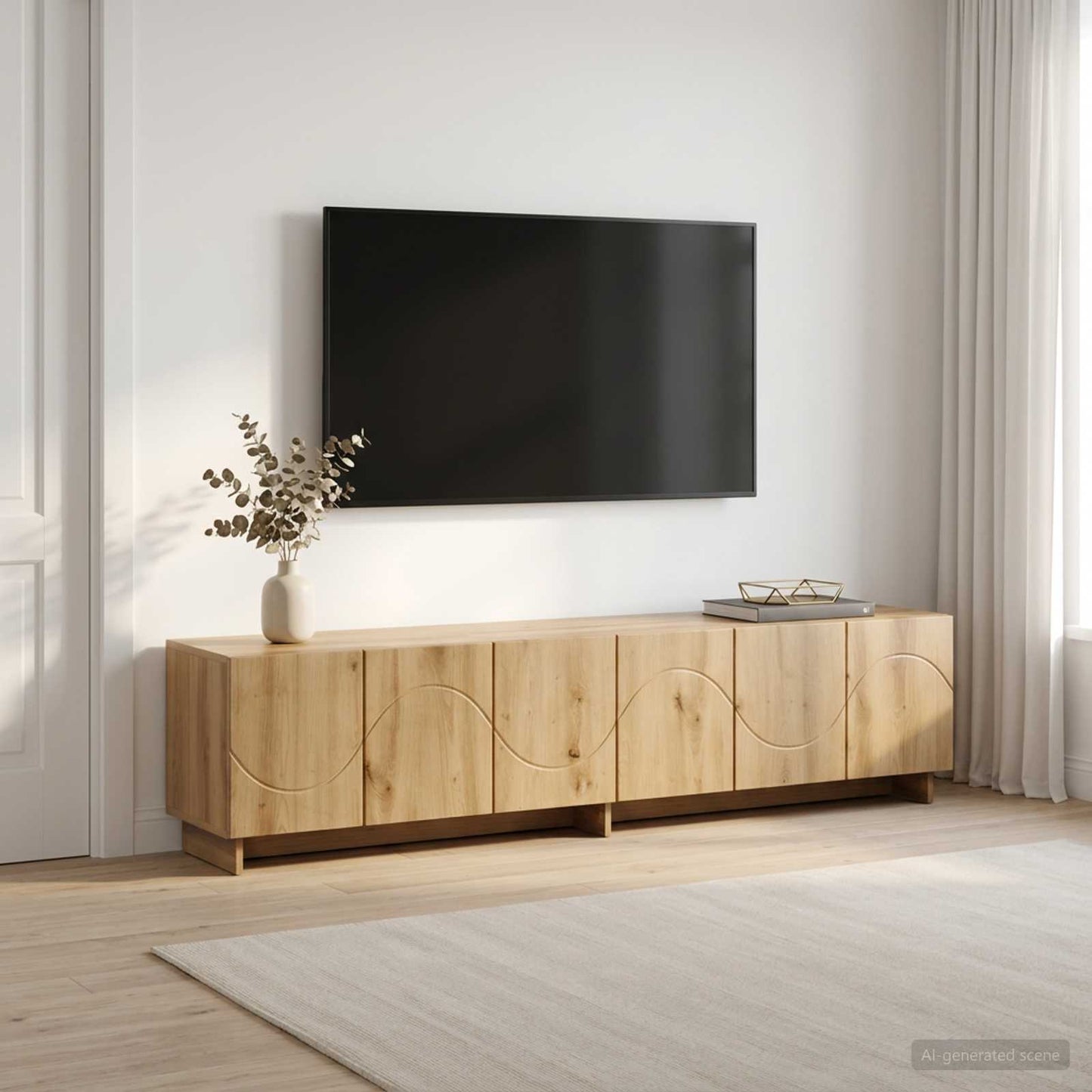 TV Stand 180 x 34.5 x 40 cm Artisan Oak Engineered Wood