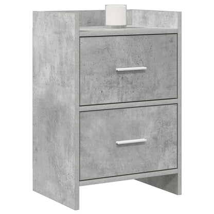 Bedside Tables Concrete Grey 40 x 30 x 60 cm Engineered Wood