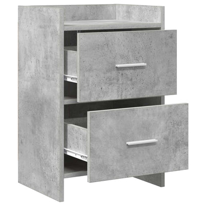 Bedside Tables 2 pcs Concrete Grey 40 x 30 x 60 cm