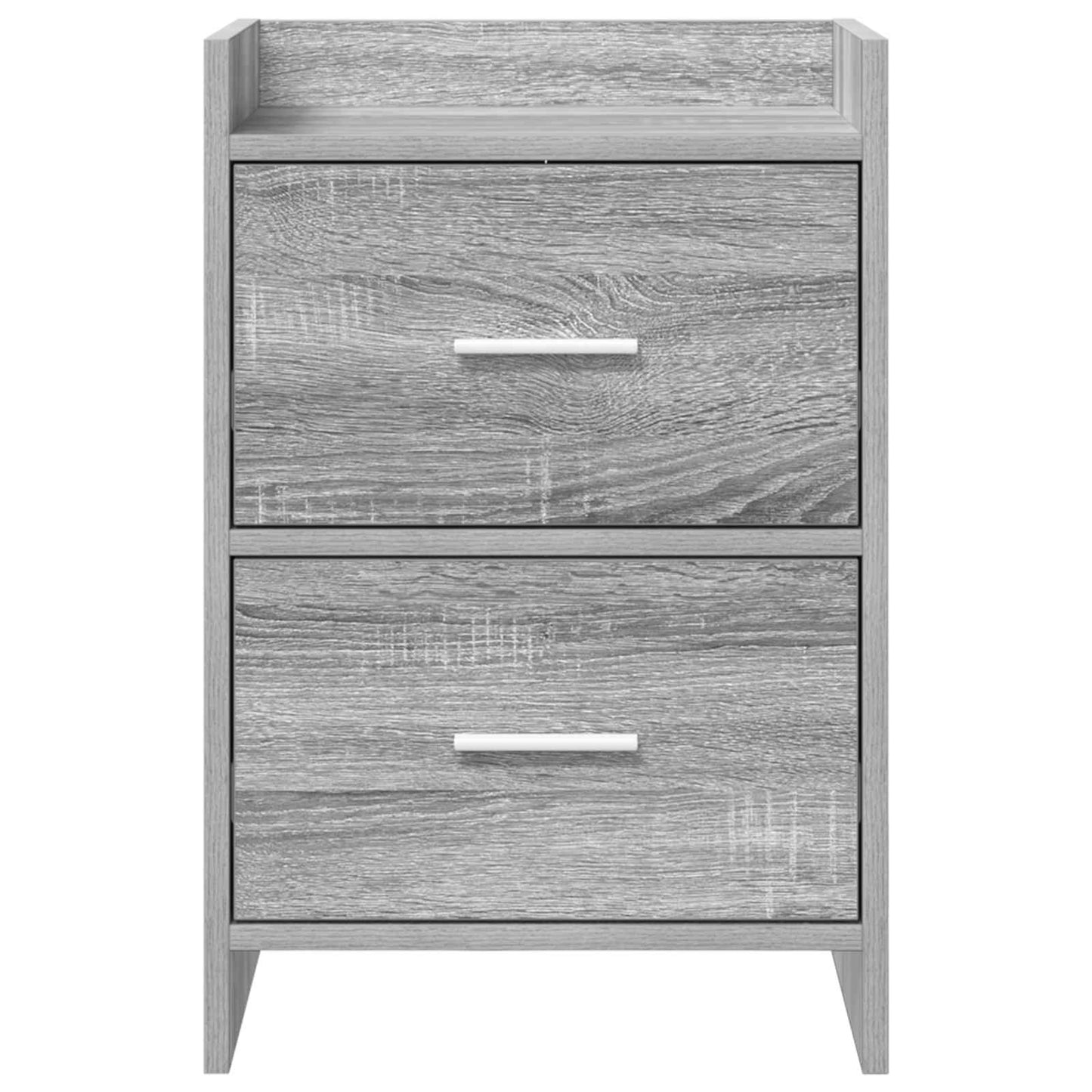 Bedside Tables Grey Sonoma 40 x 30 x 60 cm Engineered Wood