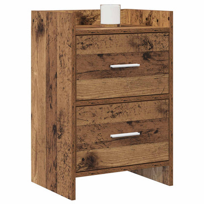 Bedside Tables Old Wood 40 x 30 x 60 cm Engineered Wood