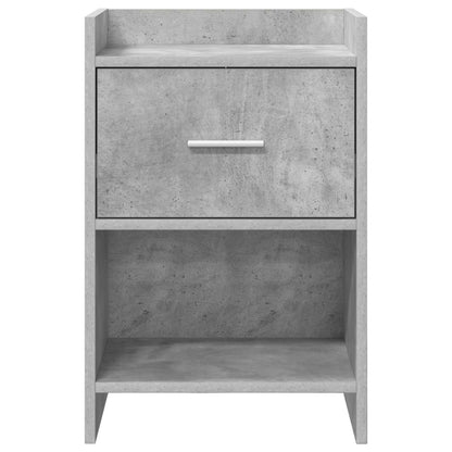 Bedside Tables Concrete Grey 40 x 30 x 60 cm Engineered Wood