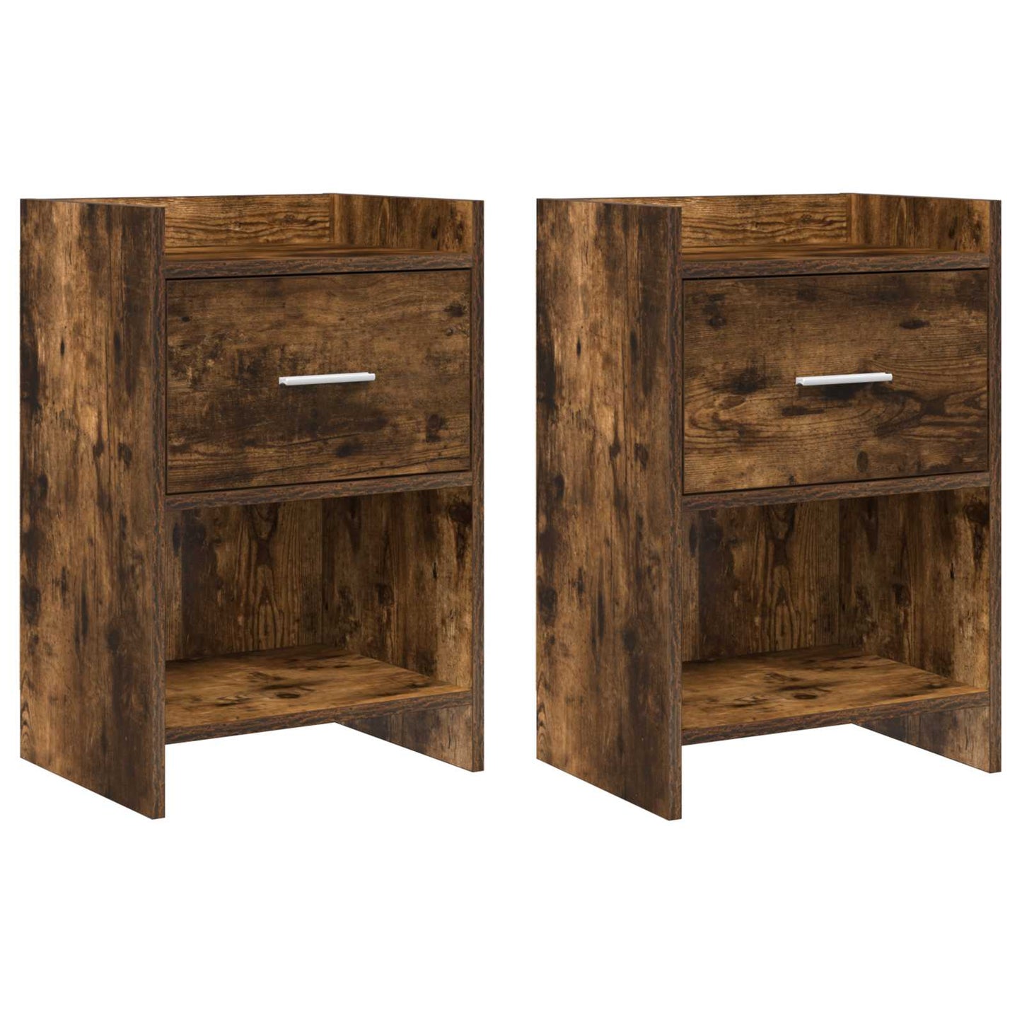 Bedside Tables 2 pcs Smoked Oak 40 x 30 x 60 cm Engineered Wood