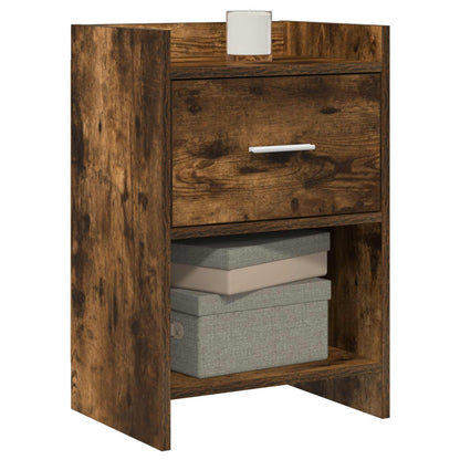 Bedside Tables 2 pcs Smoked Oak 40 x 30 x 60 cm Engineered Wood