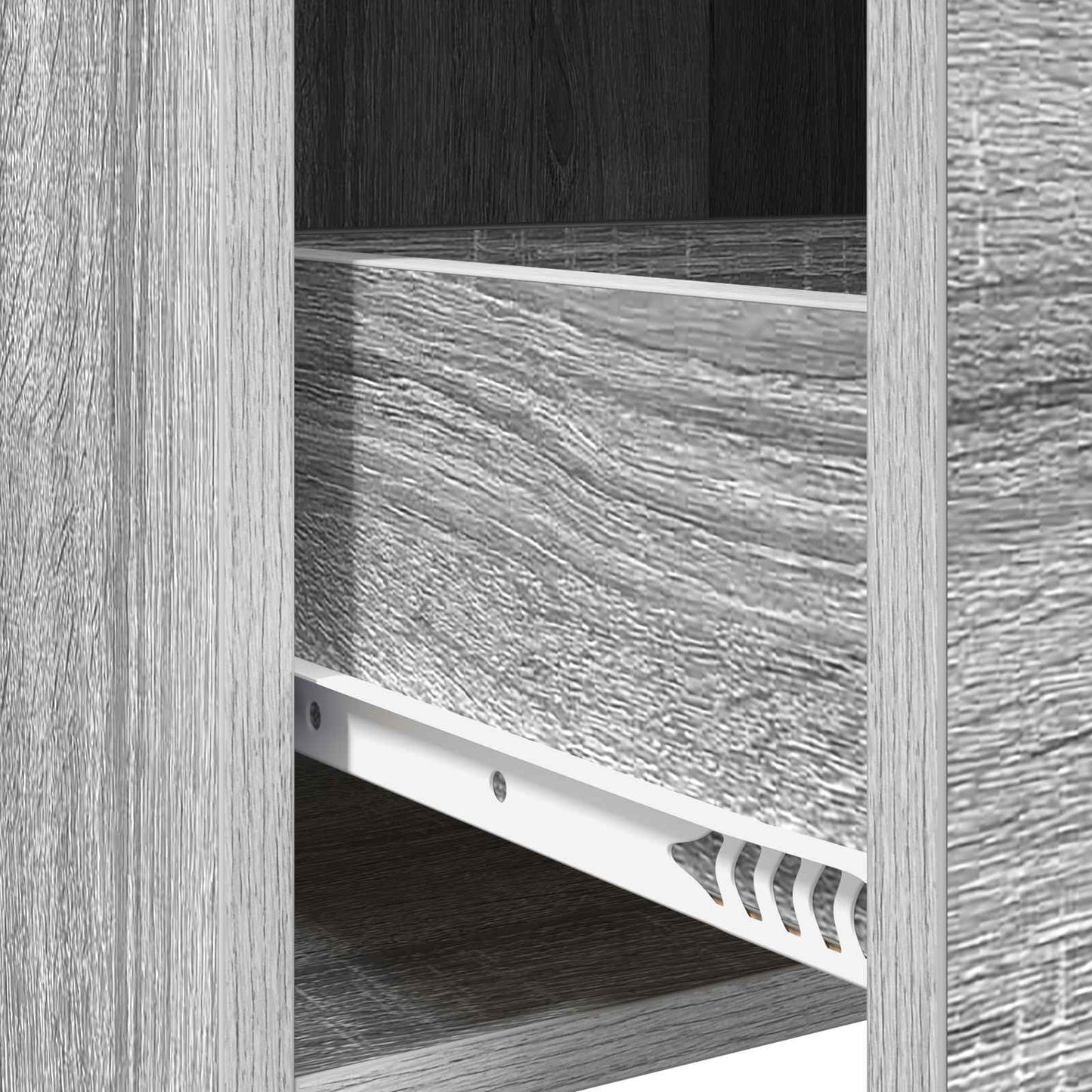 Bedside Tables Grey Sonoma 40 x 30 x 60 cm Engineered Wood