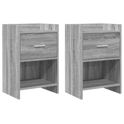 Bedside Tables 2 pcs Grey Sonoma 40 x 30 x 60 cm