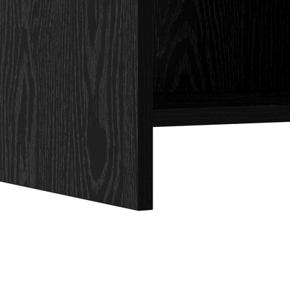 Bedside Tables 2 pcs Black Oak 40 x 30 x 60 cm Engineered Wood