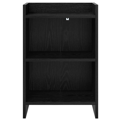 Bedside Tables 2 pcs Black Oak 40 x 30 x 60 cm Engineered Wood