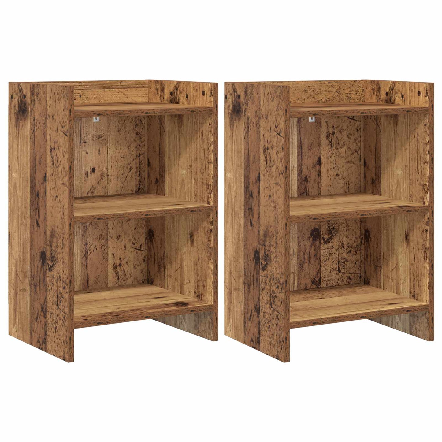 Bedside Tables 2 pcs Old Wood 40 x 30 x 60 cm Engineered Wood