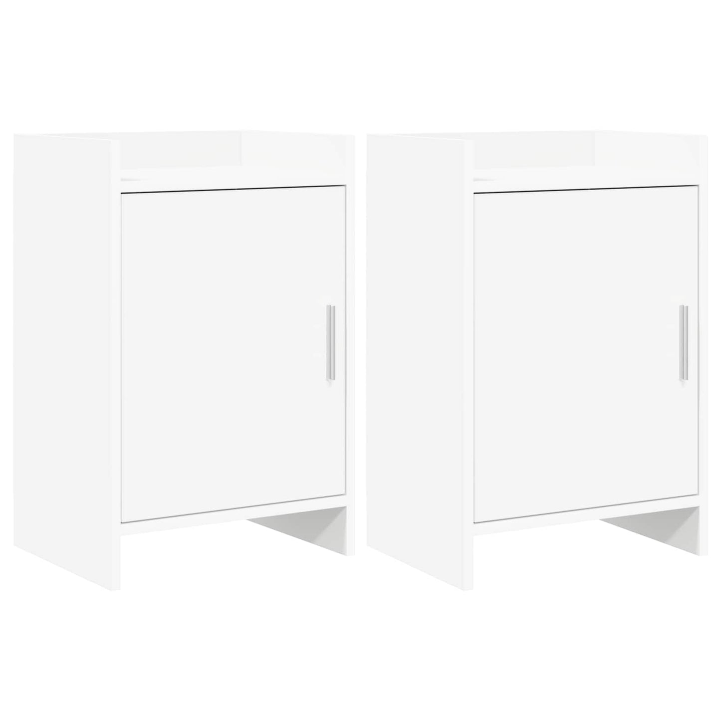 Bedside Tables 2 pcs White 40 x 30 x 60 cm Engineered Wood
