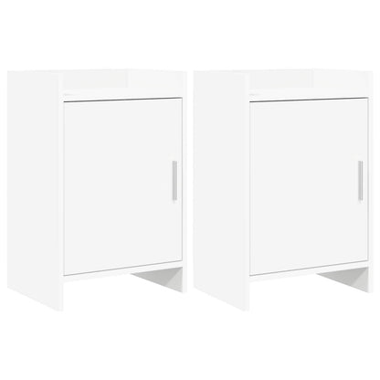 Bedside Tables 2 pcs White 40 x 30 x 60 cm Engineered Wood