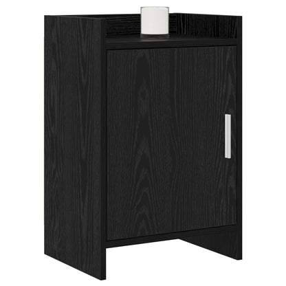 Bedside Tables Black Oak 40 x 30 x 60 cm Engineered Wood
