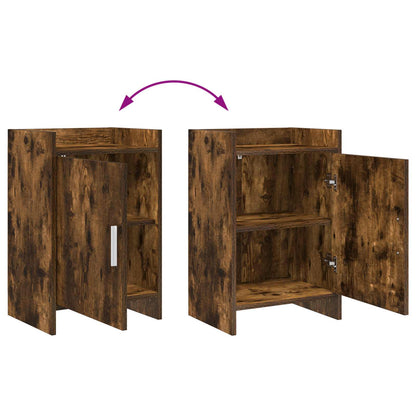 Bedside Tables 2 pcs Smoked Oak 40 x 30 x 60 cm Engineered Wood