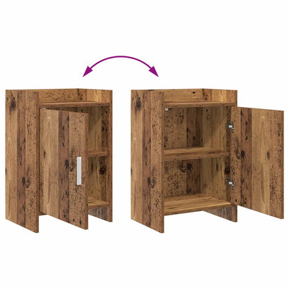 Bedside Tables 2 pcs Old Wood 40 x 30 x 60 cm Engineered Wood