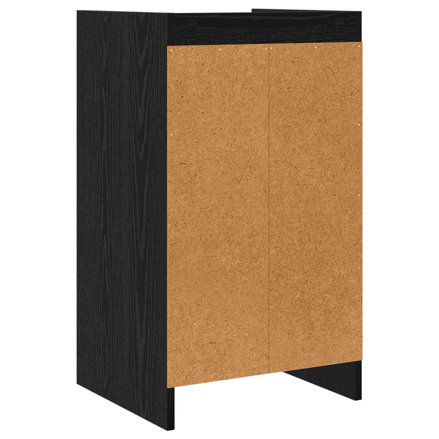 Bedside Tables Black Oak 40 x 36 x 70 cm Engineered Wood