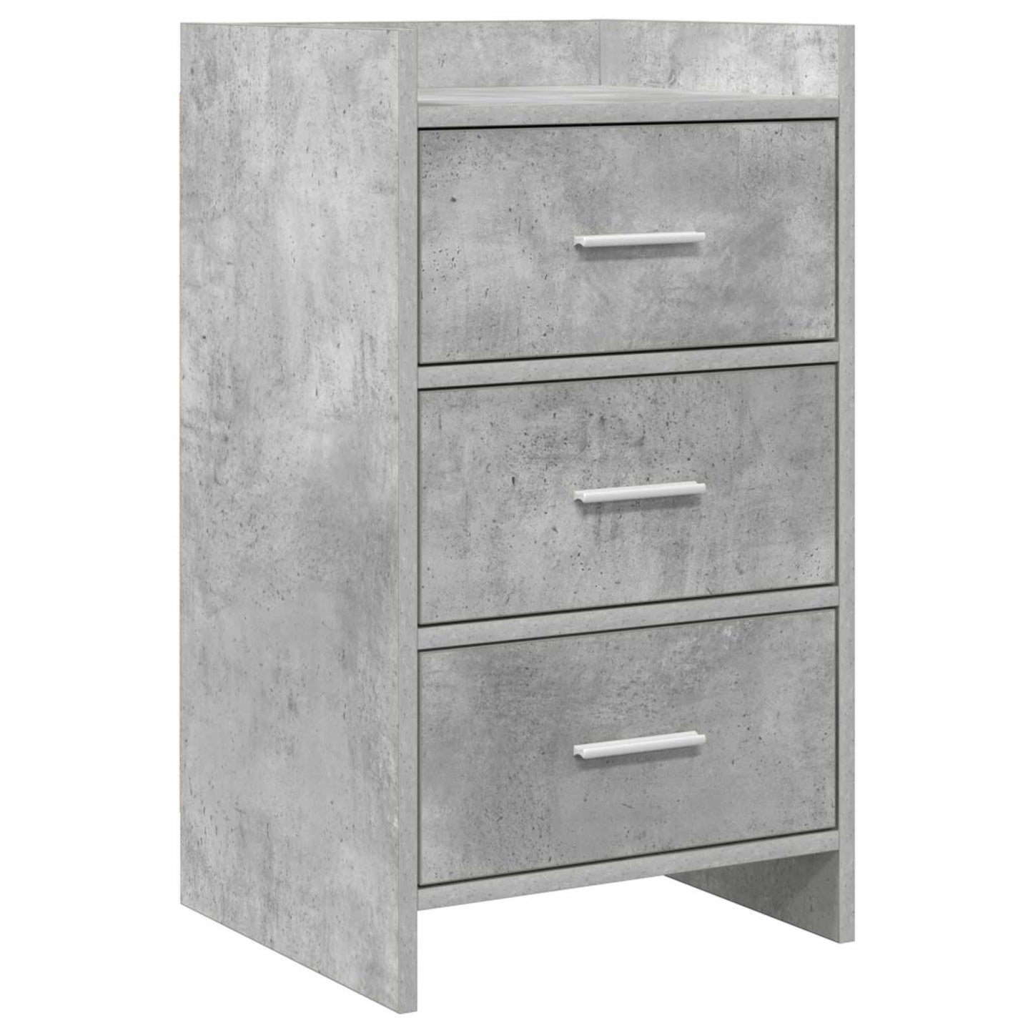 Bedside Tables Concrete Grey 40 x 36 x 70 cm Engineered Wood