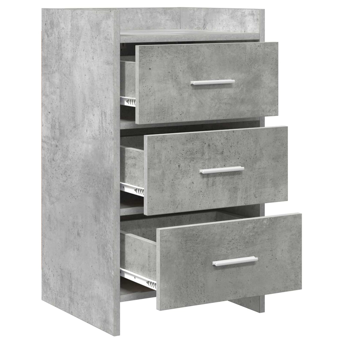 Bedside Tables Concrete Grey 40 x 36 x 70 cm Engineered Wood