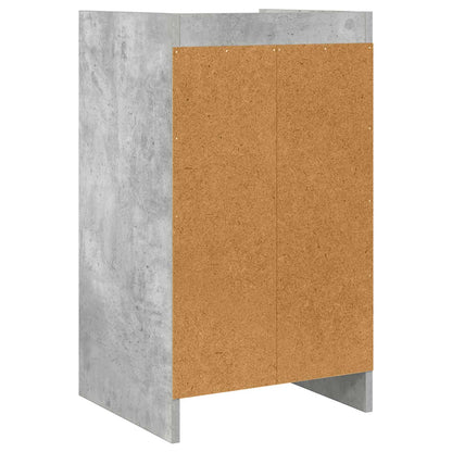 Bedside Tables Concrete Grey 40 x 36 x 70 cm Engineered Wood