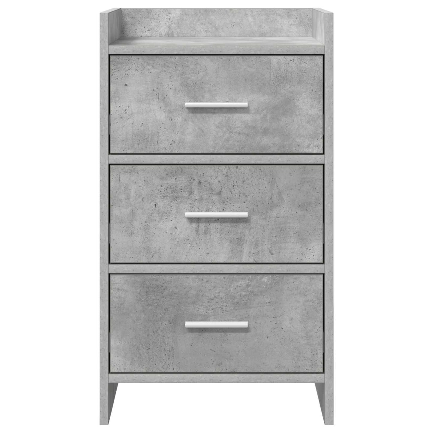 Bedside Tables Concrete Grey 40 x 36 x 70 cm Engineered Wood