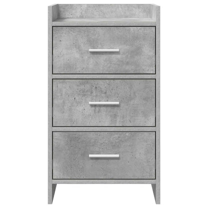 Bedside Tables Concrete Grey 40 x 36 x 70 cm Engineered Wood