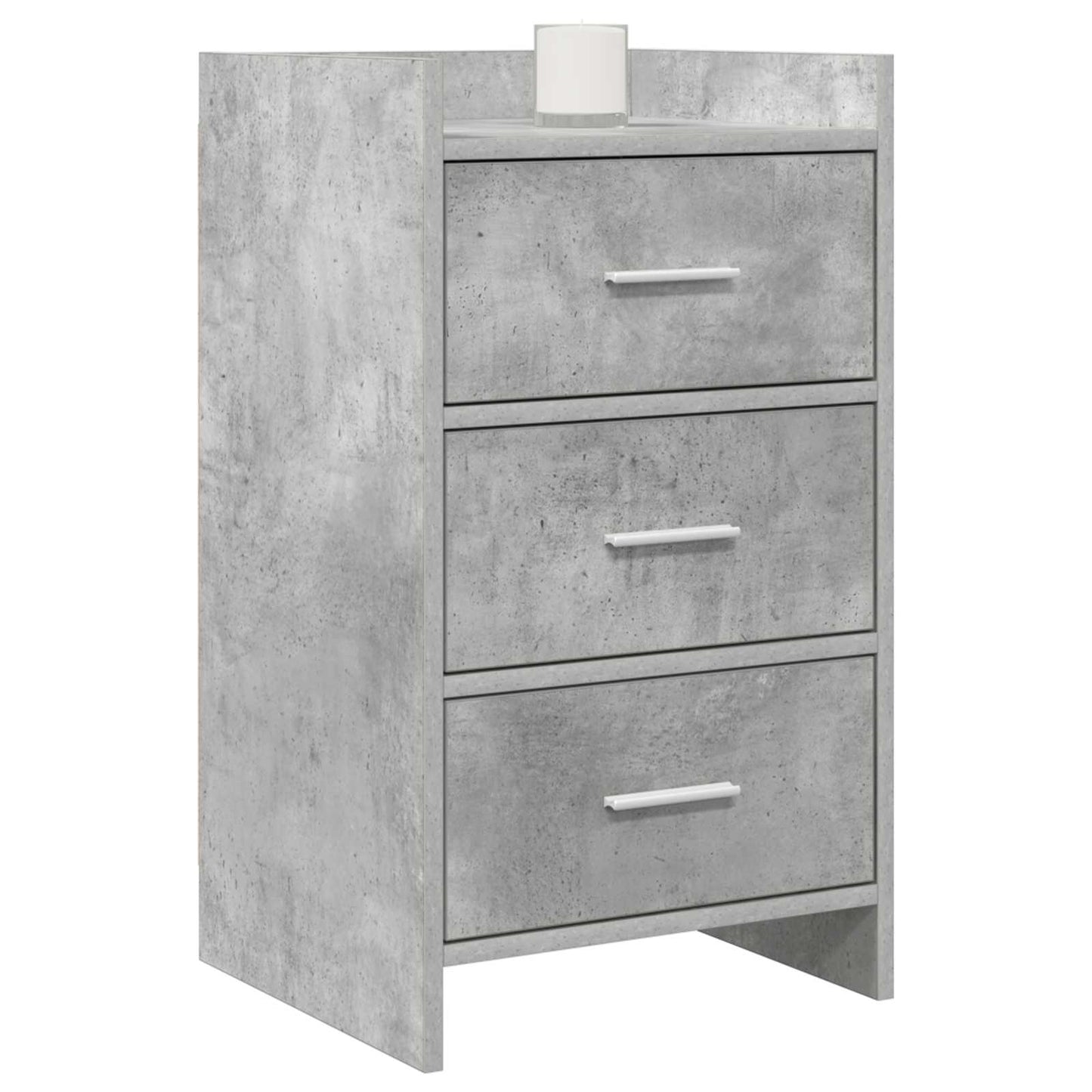 Bedside Tables Concrete Grey 40 x 36 x 70 cm Engineered Wood