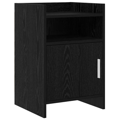 Bedside Tables Black Oak 40 x 36 x 60 cm Engineered Wood