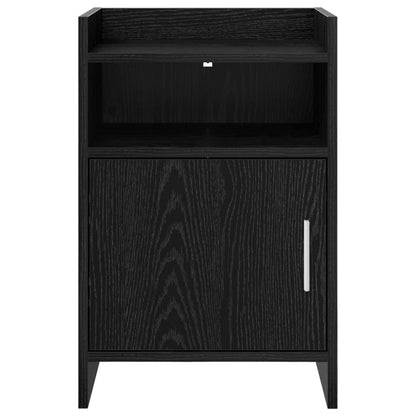 Bedside Tables Black Oak 40 x 36 x 60 cm Engineered Wood