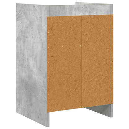 Bedside Tables Concrete Grey 40 x 36 x 60 cm Engineered Wood