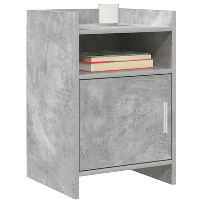 Bedside Tables Concrete Grey 40 x 36 x 60 cm Engineered Wood