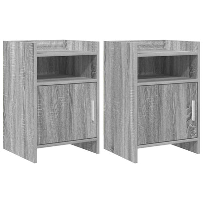 Bedside Tables 2 pcs Grey Sonoma 40 x 36 x 60 cm