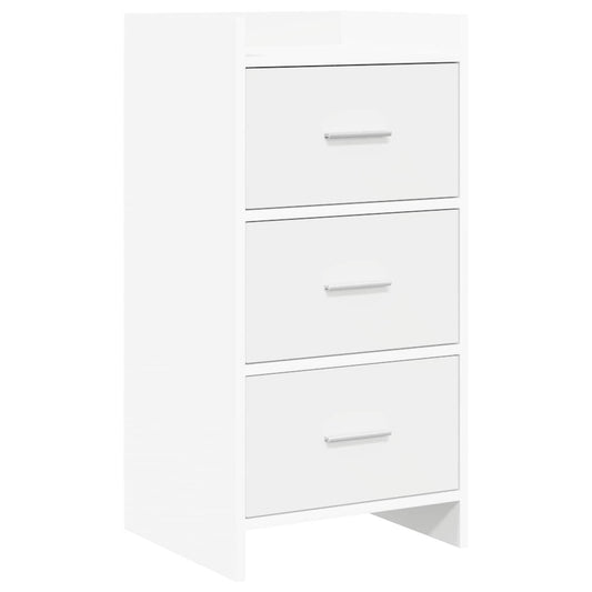 Sideboard White 40 x 36 x 80 cm Engineered Wood