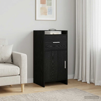 Sideboard Black Oak 40 x 36 x 80 cm Engineered Wood