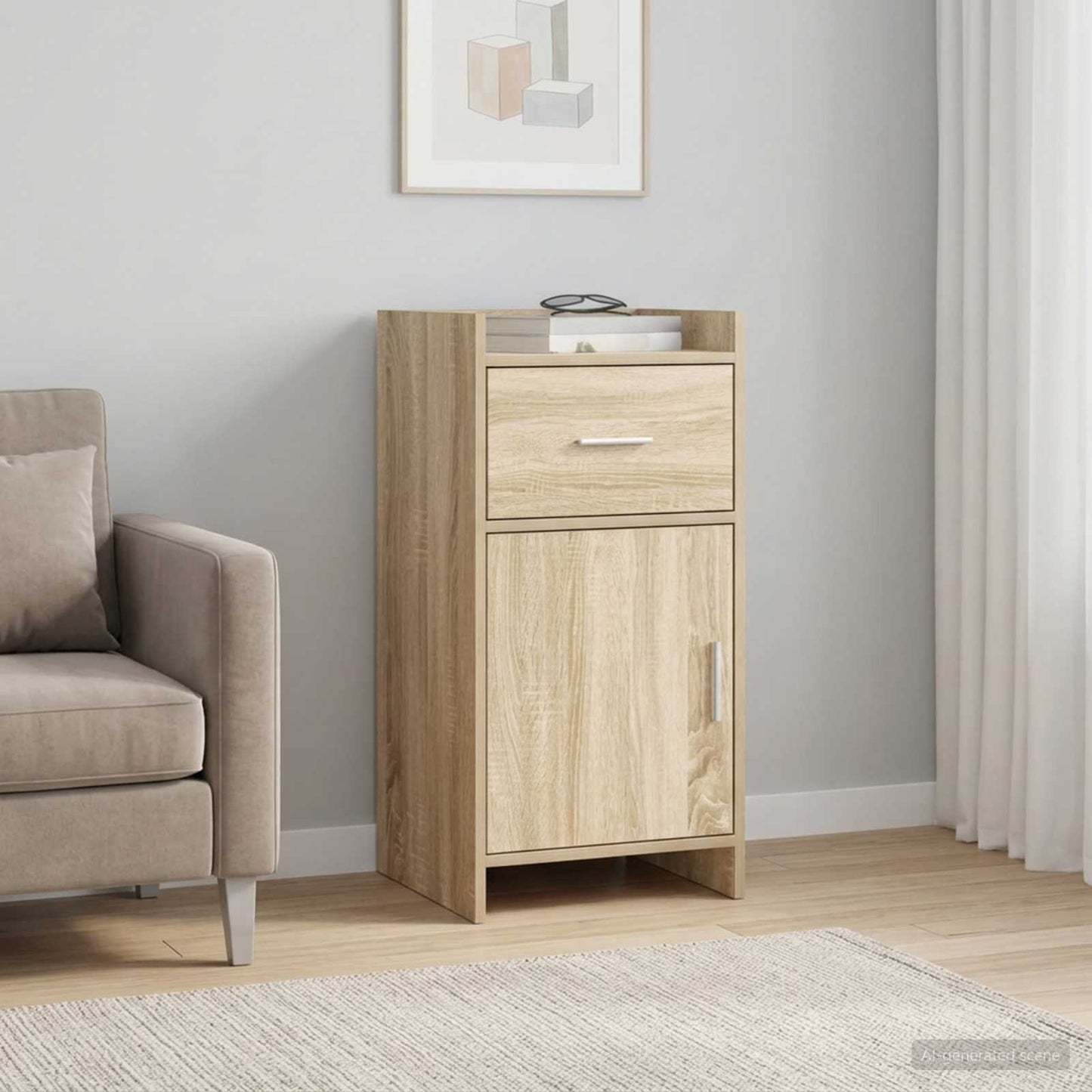 Sideboard Sonoma Oak 40 x 36 x 80 cm Engineered Wood