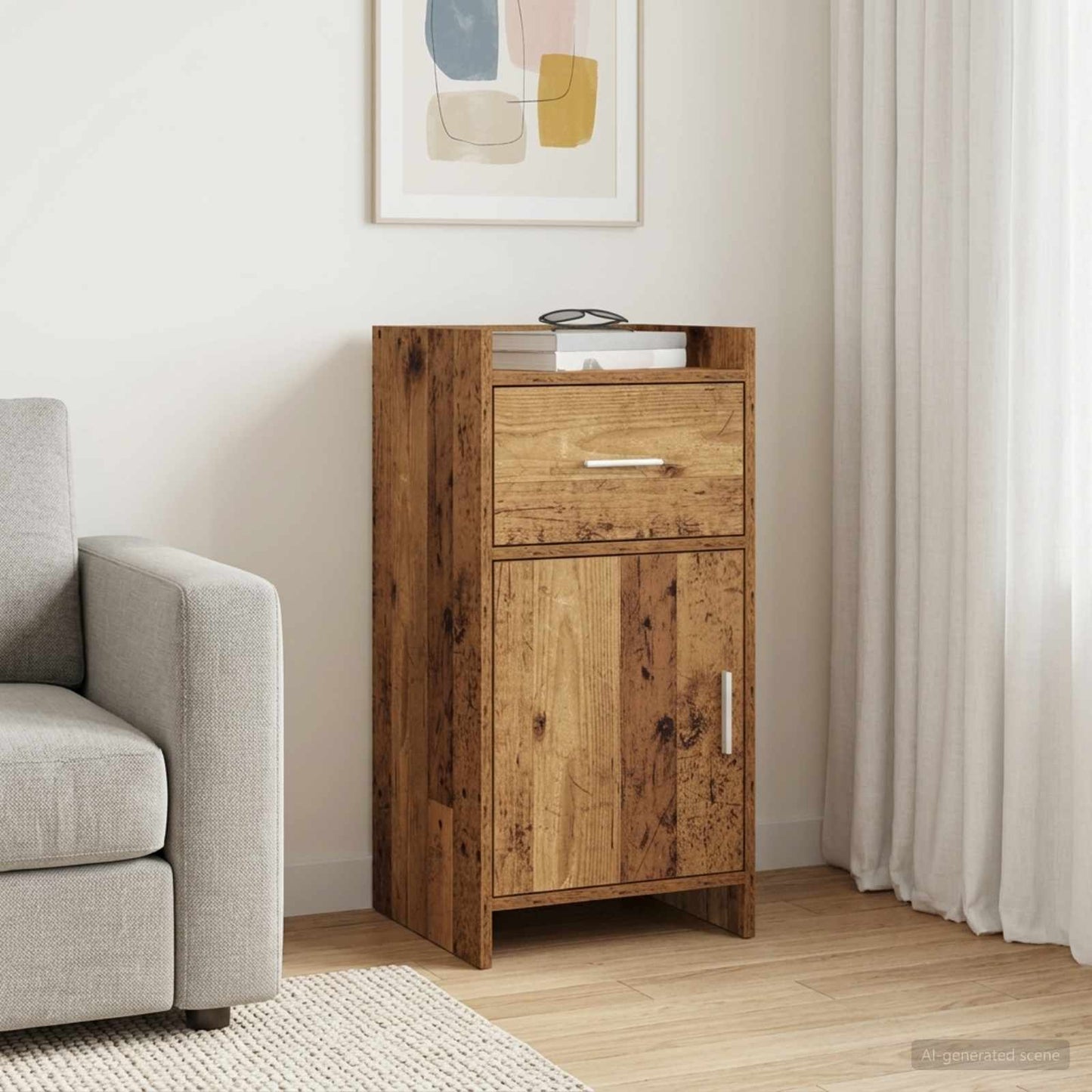 Sideboard Old Wood 40 x 36 x 80 cm Engineered Wood