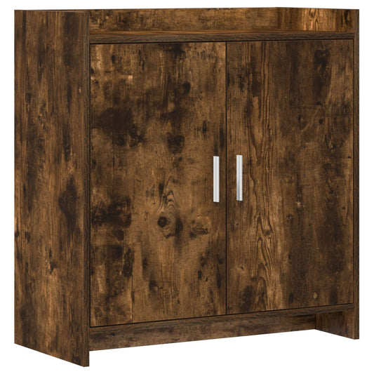 Sideboard Smoked Oak 72 x 36 x 80 cm Engineered Wood