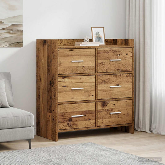 Sideboard Old Wood 75 x 33 x 80 cm Engineered Wood