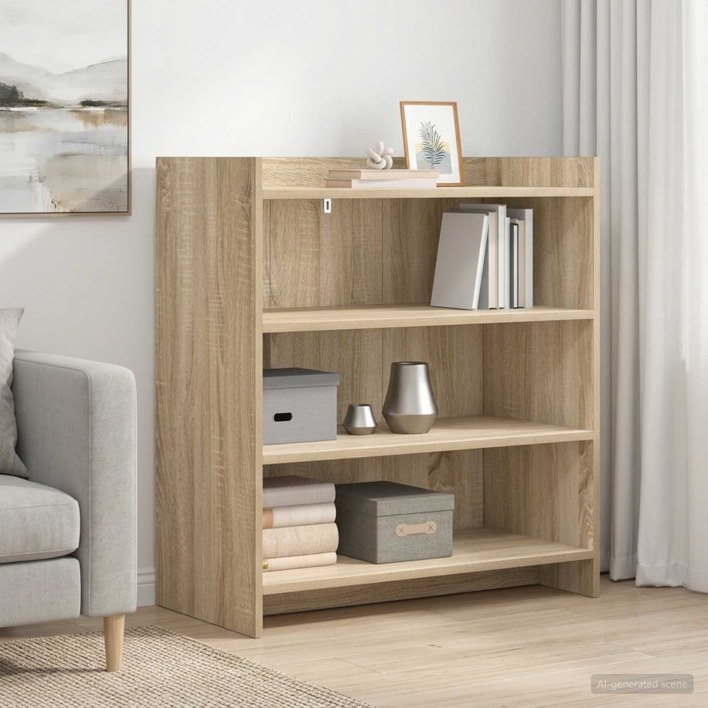 Sideboard Sonoma Oak 75 x 36 x 80 cm Engineered Wood
